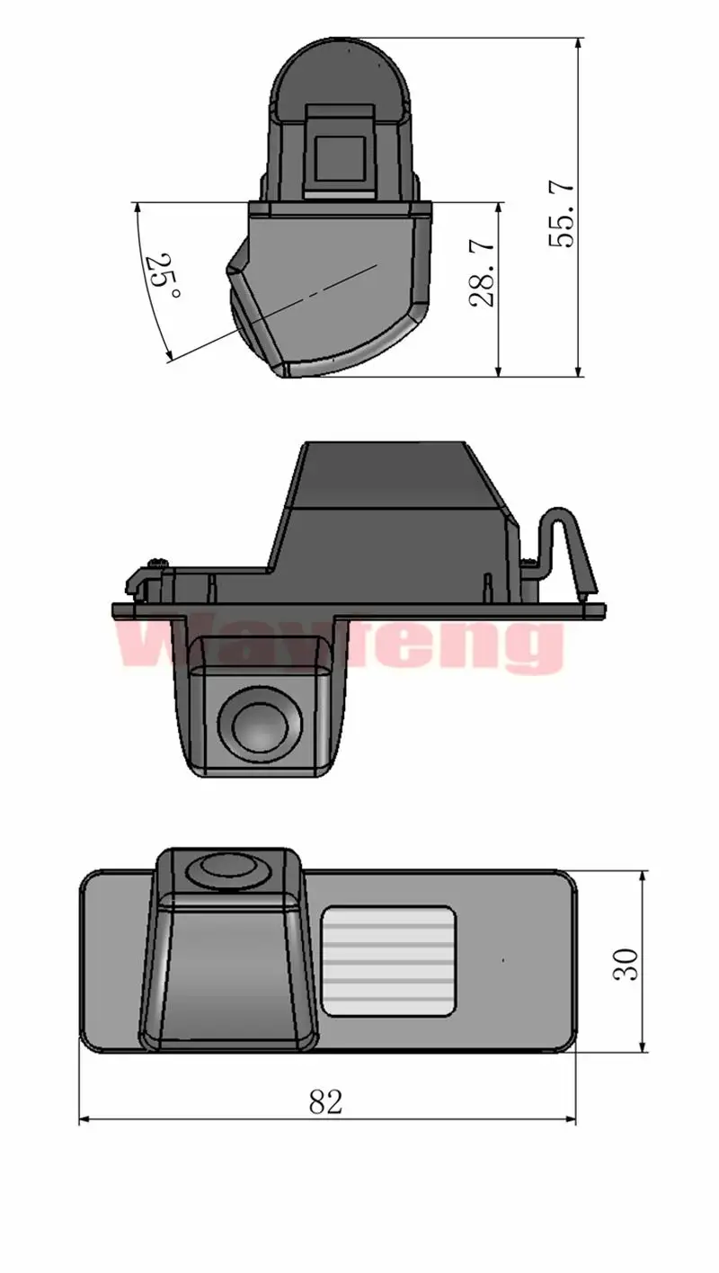 Auto Retromarcia Telecamera per la Retromarcia per Chevrolet Aveo Trailblazer 2012 2012 Cruze Hatchback wagon 2012 Opel Mokka 2012 Cadillas SRX CTS