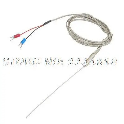 

K Type 135mm x 1mm Temperature Controller Thermocouple Probe 2M