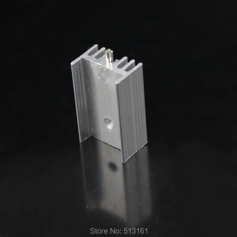 20 Pieces/lot 25x15x10mm Cooler TO-220 TO220 Aluminum Heat Sink With Needle