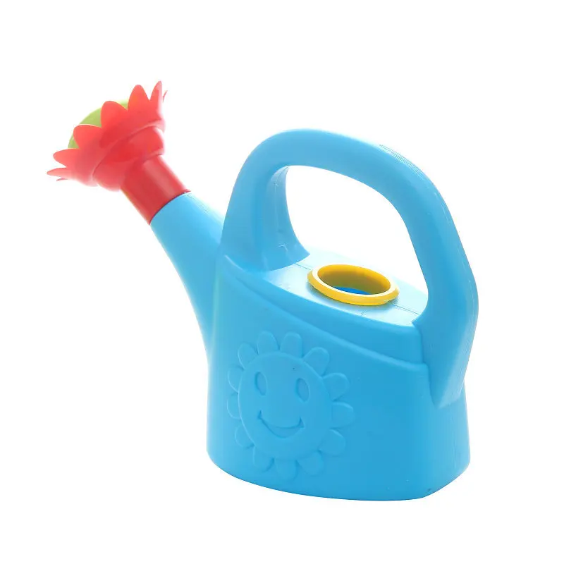 Cute cartoon home garden watering spray bottle water spoon plastic watering cans garden tools water set Beach Toys for Kids