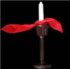 Silk Candle Tied Magic Tricks Scarves Appearing/Vanishing Magia Stage Illusions Novelties Party/jokes Silk Gimmick Mentalism