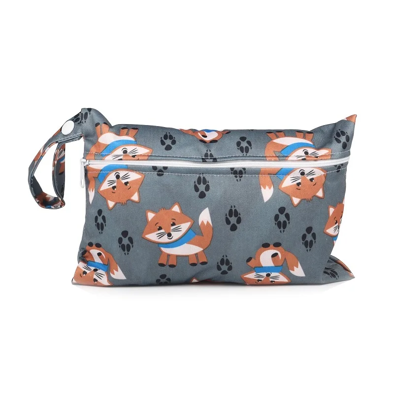 35 pattern NEW Size: 15*22.5CM Wetbags Washable Reusable Cloth diaper Nappies Bags Waterproof Swim Sport Travel Carry bag