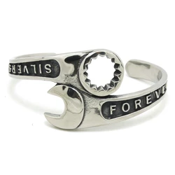 Wrench Bracelet 316L Stainless Steel Punk Style Fashion Biker Spanner Bracelet