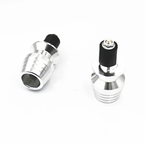 7/8'' 22mm Silver CNC Aluminum Grips Bar Ends Slider For Honda CBR 600 1000 RR F4i Kawassaki Yamaha Suzuki Chopper Bobber