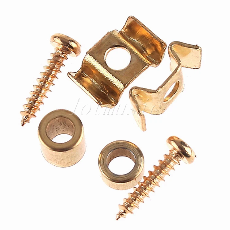 50Set Gold String Tree Guide Retainer Body Custom  For Strat Or Tele Guitar Replacement