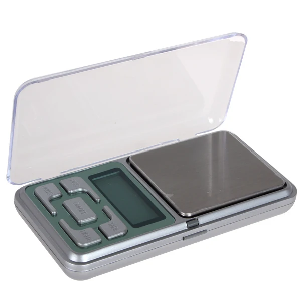 MH Series 500g / 0.1g Cellphone Mini Pocket Electronic Digital Scale with Blue Backlight Display