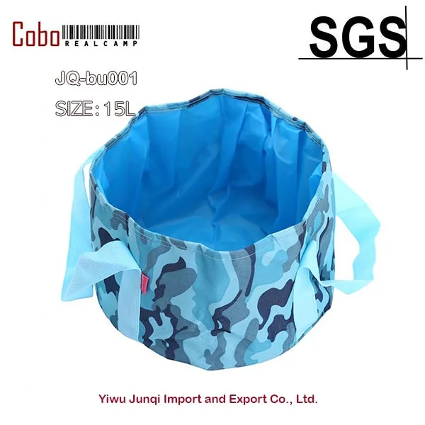 

leakproof foldable collapsible washable waterproof Multifunctional wash basin bucket with storage bag