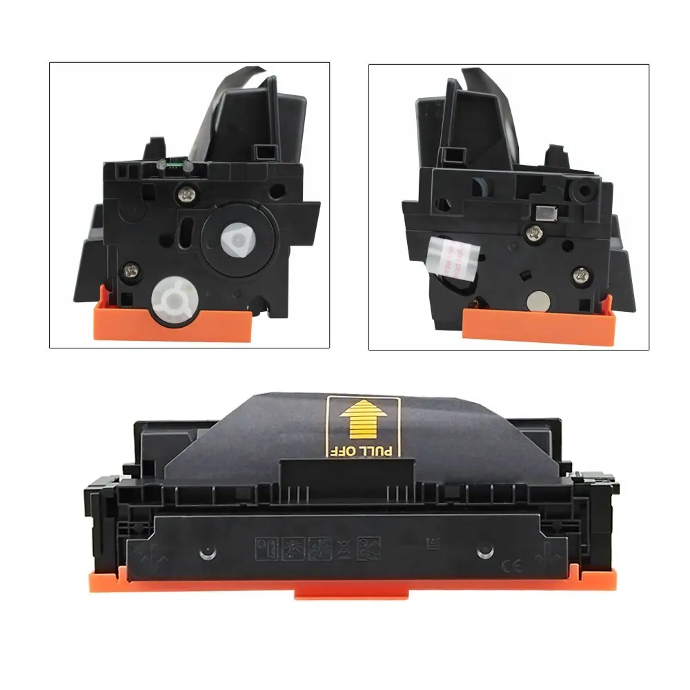 4 Pack Refillable 410A CF410A KCYM Toner Cartridge for HP M452 M452dn M452nw M452dw MFP M477 M477fnw M477fdw M477fdn M377dw M377