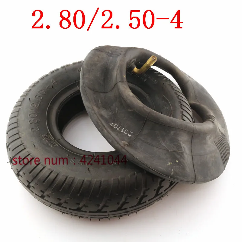 Free shipping Tire 2.80/2.50-4 tyre and  Inner Tube  fits Gas / Electric Scooter ATV Elderly Mobility