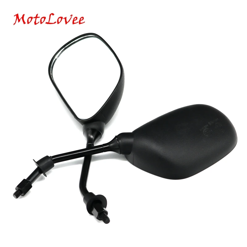 

Motolovee Motorcycle Mirror Scooter Rear View Mirrors Electrical Motor E-Bike Back Side Convex Mirror 8mm Universal Refit