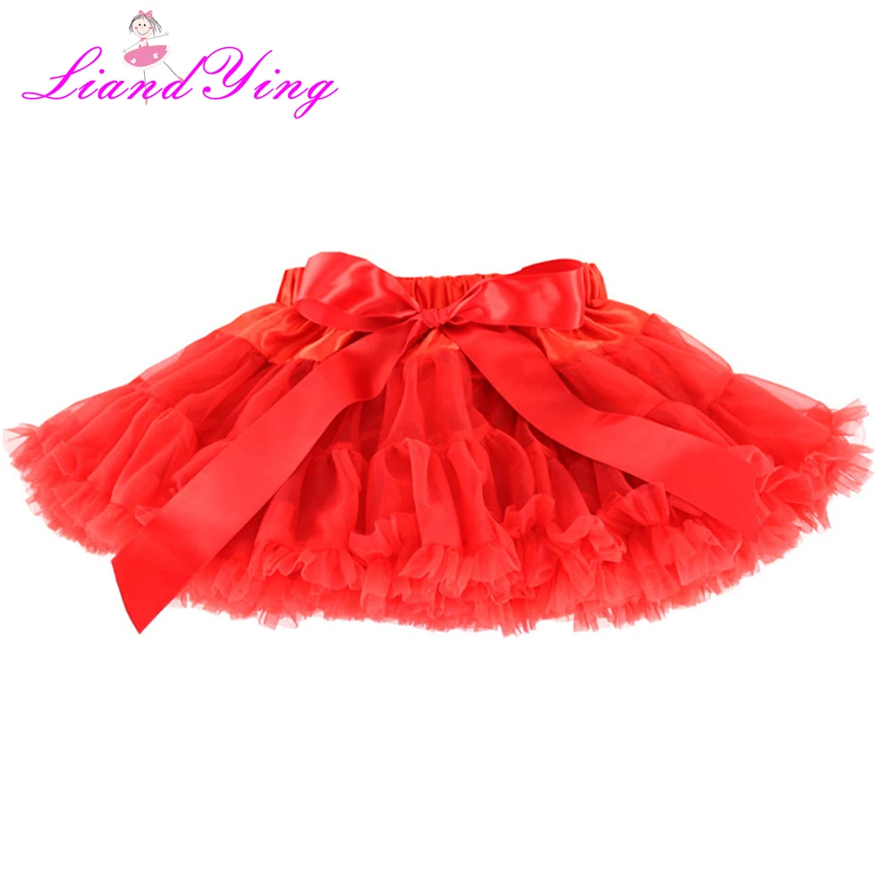 Kids Girl Princess Skirts Tutu Skirt Dance Ballerina Pettiskirt Toddler Fluffy Ballet Skirt For Girls Party Tulle Miniskirt