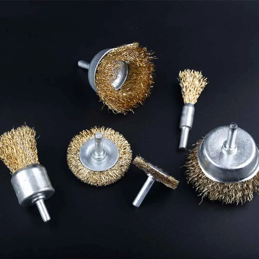 Grinding wheel wire brush rust wire wheel electric grinder polishing brush electric angle grinder wire grinding head steel brush