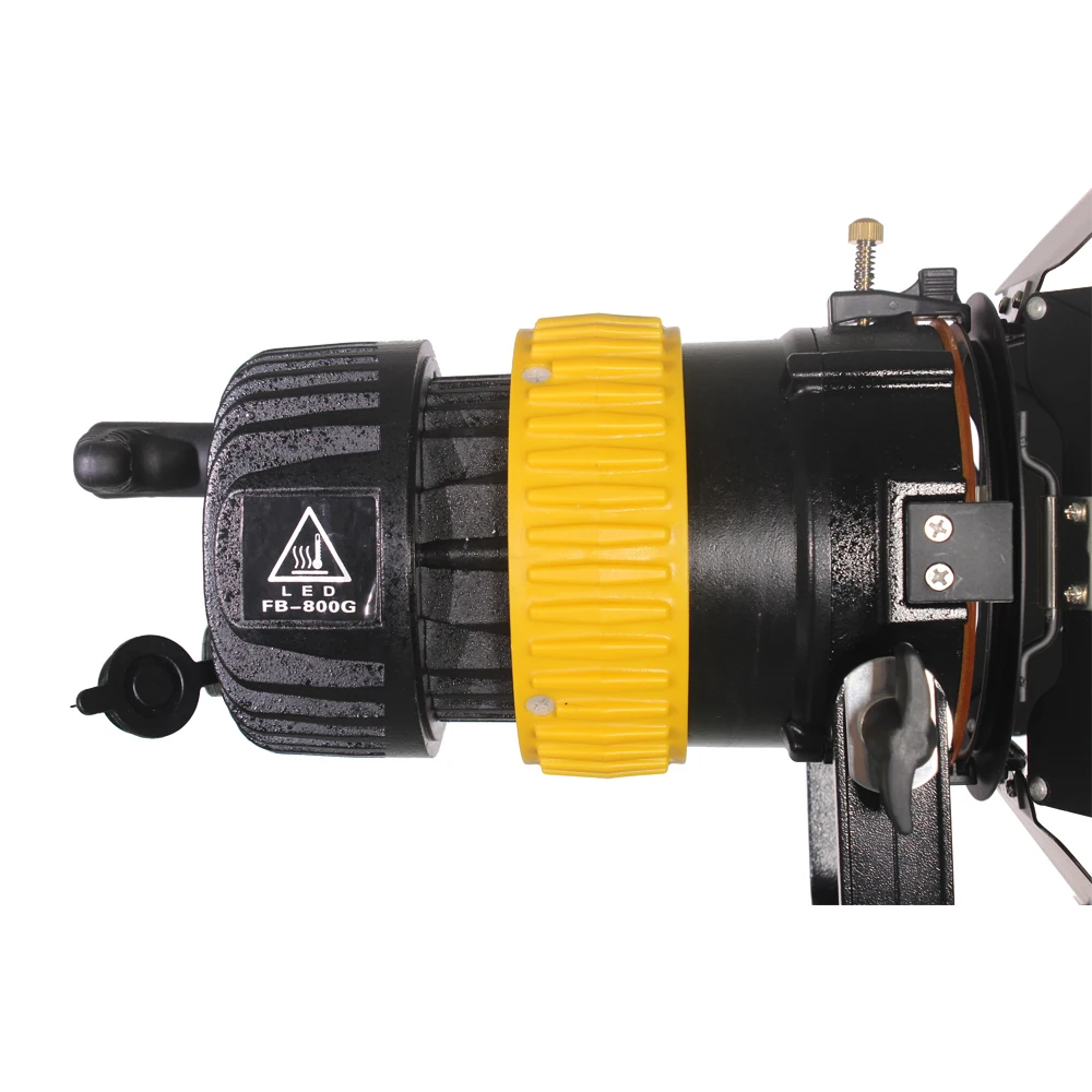 Foco LED de Fresnel para estudio, iluminación continua de 80W, 5600K/3200K, para película, vídeo, película, atenuación, FW-800G