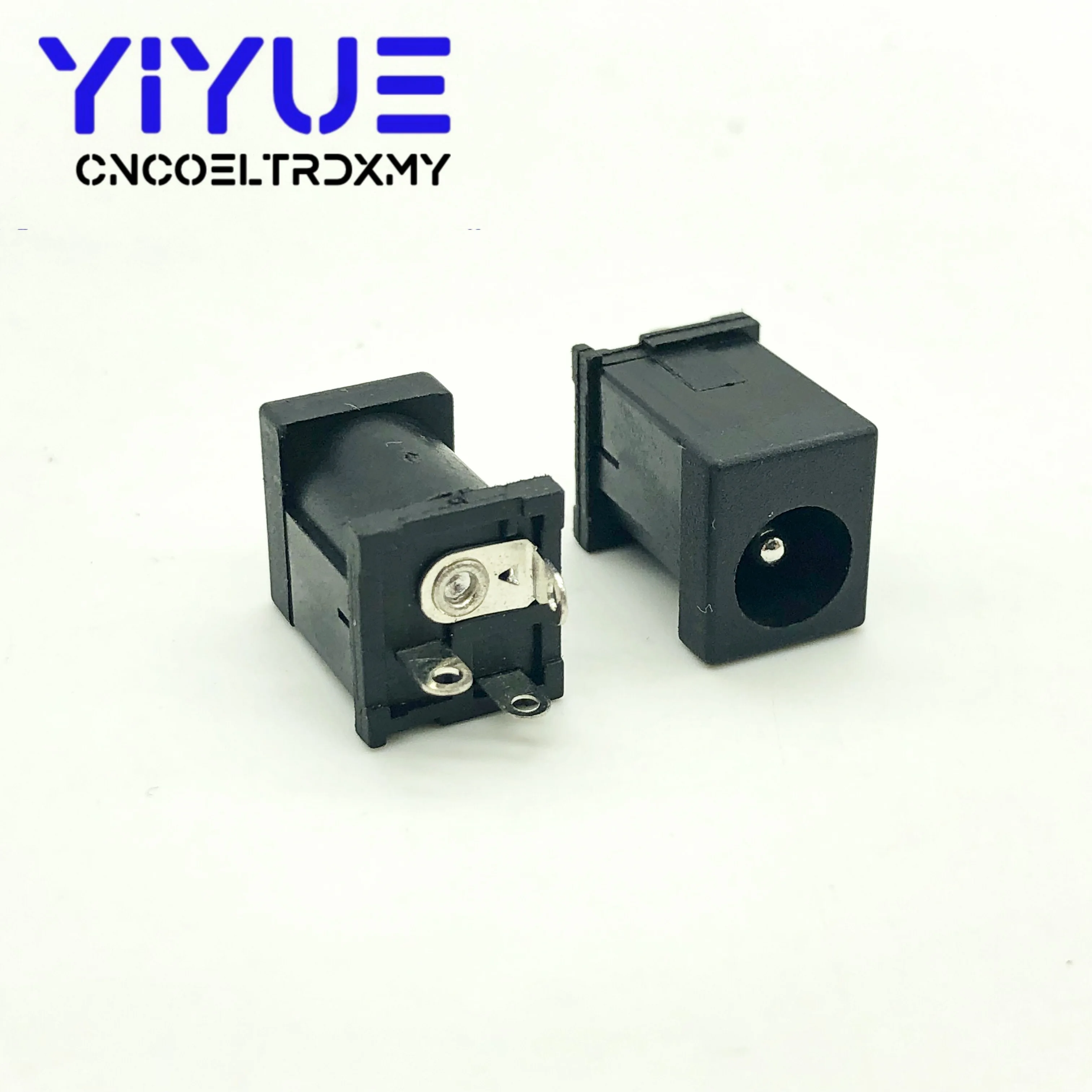 10pcs DC-012A 5.5*2.1MM DC Power Jack socket Connector DC JACK Vertical three feet