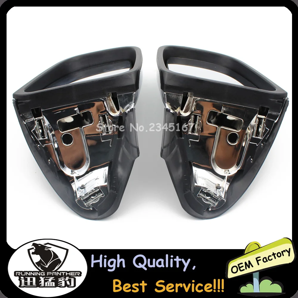 Black & Chrome Motorcycle Rearview Side Mirrors Fits For BMW K1200 K1200LT K1200M 1999-2008 2007 2006 K1200 LT / M K 1200 M / LT