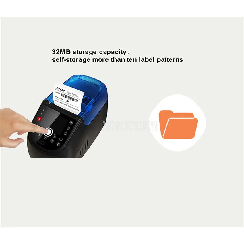 P5800 Portable Mini 57mm WiFi Thermal Receipt Ticket Printer Supermarket Bill Shop Printer For Mobile Phone Printing