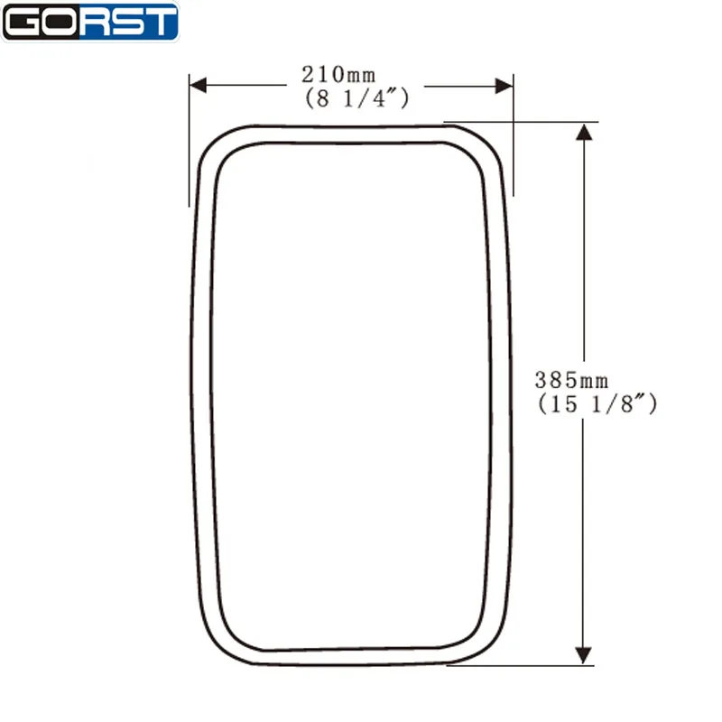 Reflector Rearview Mirror For Auman Etx Howo Heavy Truck Automobiles Car-Styling Side Mirror Exterior Assembly Rectangle