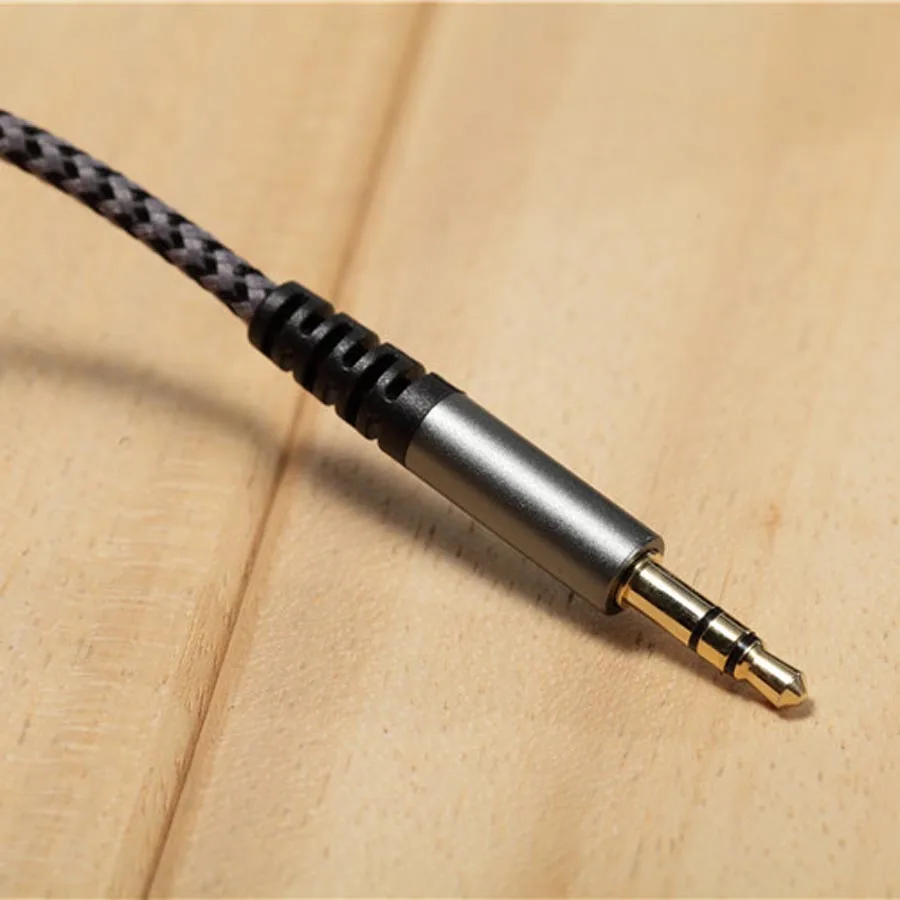 Cable de Audio auxiliar de alta calidad, conector jack 3,5 macho a macho, estéreo, para V-MODA, Crossfade, M-100, LP, LP2, M-80, auriculares con micrófono