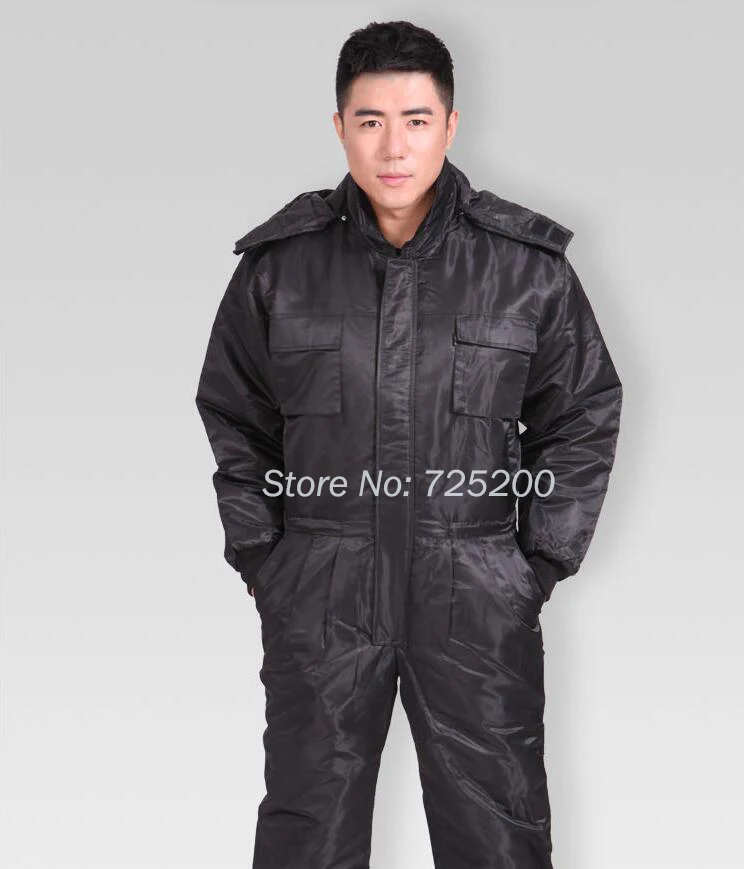 Winter Cotton Work Clothing Car Wash Men Overalls Cold Weather Thicken Warm Coveralls Work Protective Uniforms