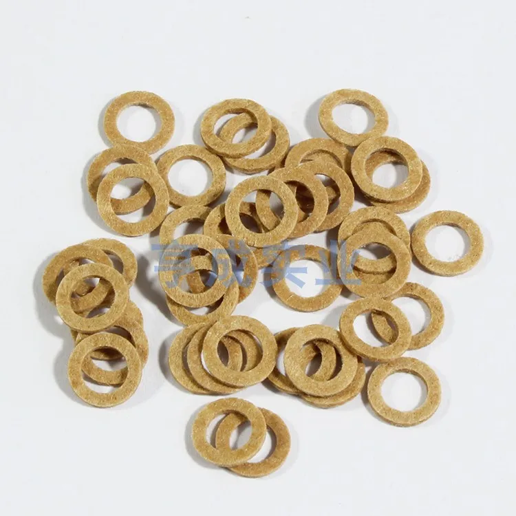 

100 pcs/lot M1M2 Wool Polyester Fiber Oil Storage Washer Gasket Flat Pad