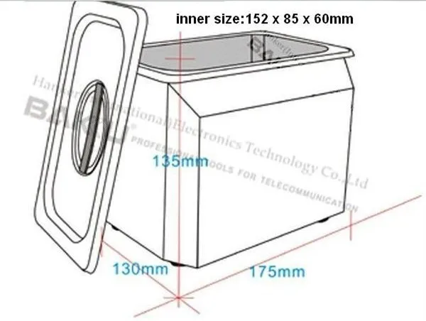 (12 pezzi/lottp), Trasporto Veloce! In Acciaio Inox Ad Ultrasuoni, marca BAKU, BK-BK-3550.use Per Apparecchiature di Comunicazione