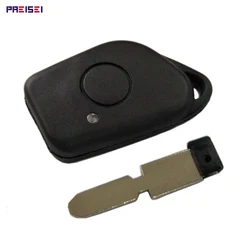 Preisei 1 Nút Xe Từ Xa Phím Vỏ Dành Cho Xe Đạp Peugeot 406 Phím Thay Thế Fobs Không Logo Với Pin Kẹp