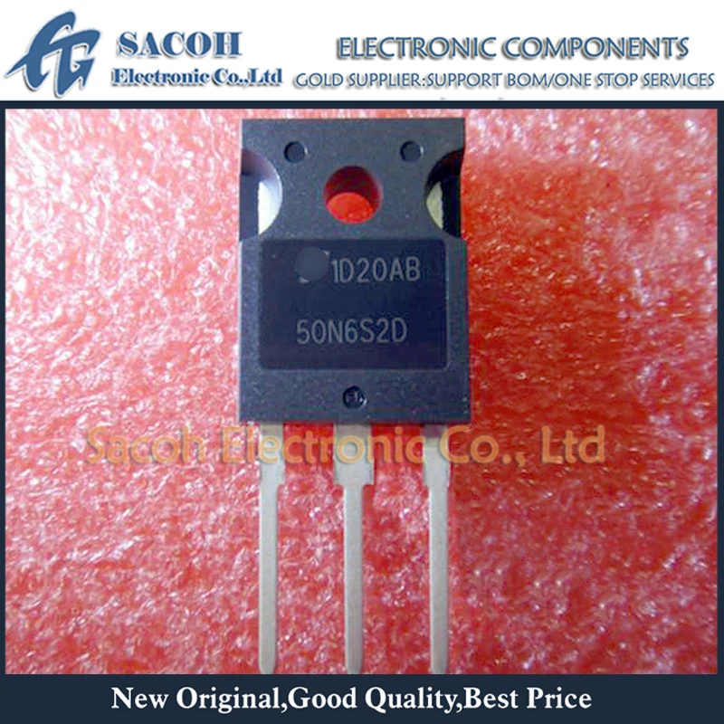 Refurbishe Original 10Pcs/Lot FGH50N6S2D 50N6S2D OR FGH50N6S2 50N6S2 OR FGK60N6S2D 60N6S2D 60N6S2 TO-247 60A 600V N-Channel IGBT