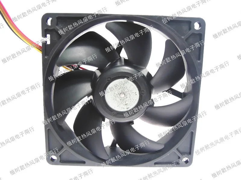 Nidec T92T12MGA7-53 DC 12V 0.18A 90x90x25mm 4-Wire Server Cooling  Fan