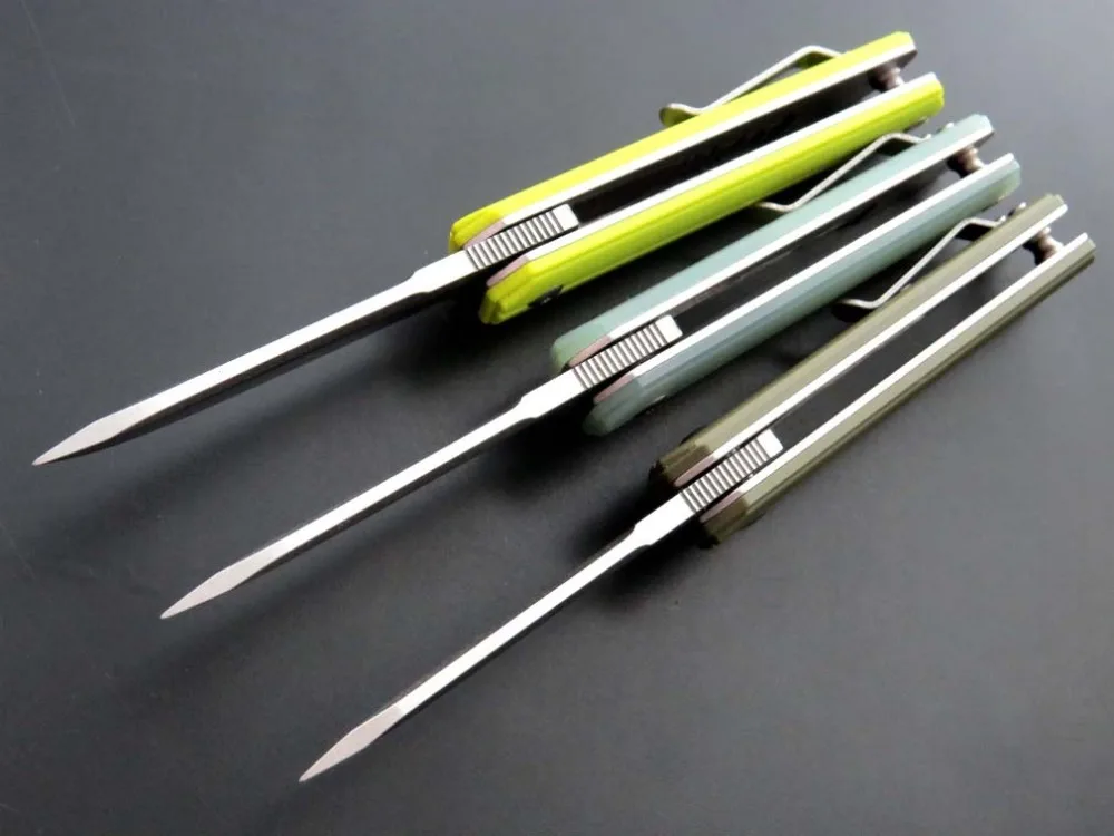 Eafengrow-Eafengrow EF65 58-60HRC شفرة D2 ، مقبض G10 ، سكين قابل للطي ، بقاء ، أداة تخييم ، سكين جيب للصيد ، سكين تكتيكي ، أداة خارجية
