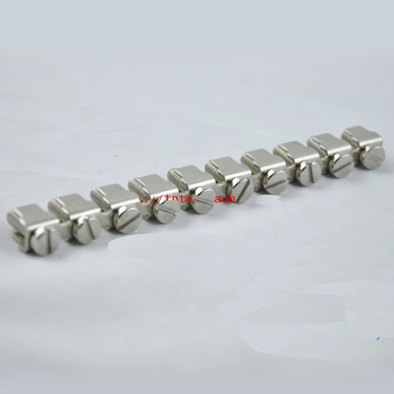 Borniers Rail Din UK35N, accessoires barres de cavalier