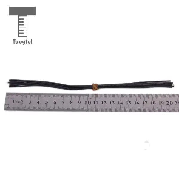 Tooyful High Quality 30Pcs Red Black White 21cm Hookup Wire Pickup Wire Lead Cable for Electric Bass Guitar Musical Accessory