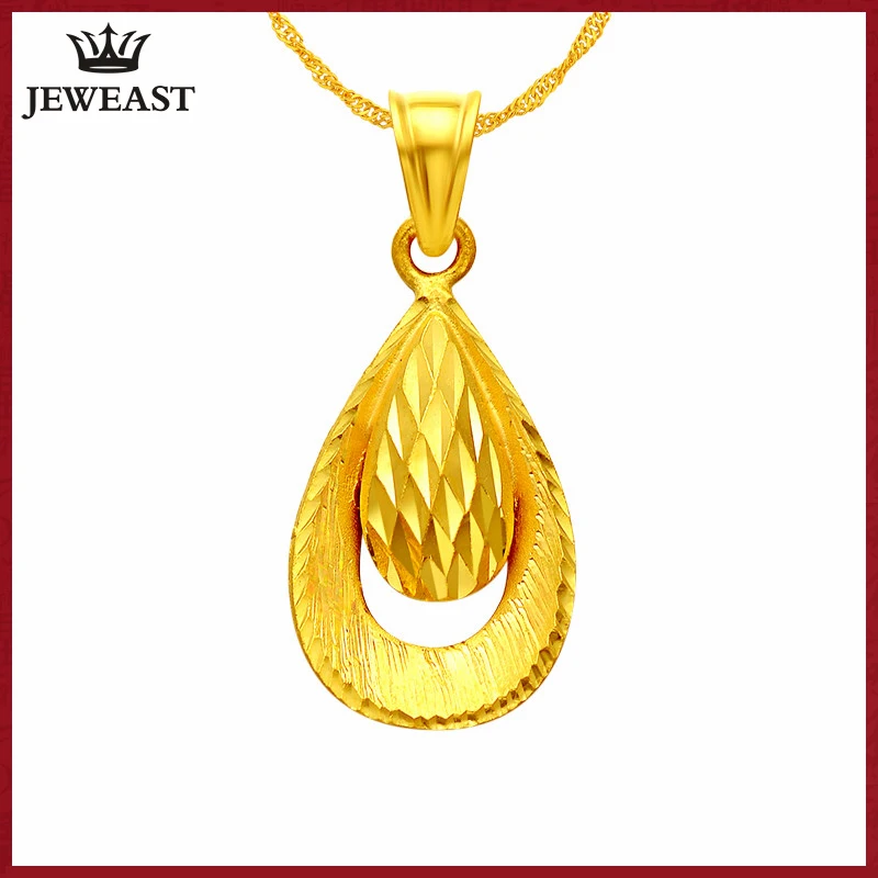 

YSF 24K Pure Gold Pendant Real AU 999 Solid Gold Charm Nice Simple Drop Upscale Trendy Classic Fine Jewelry Hot Sell New 2023