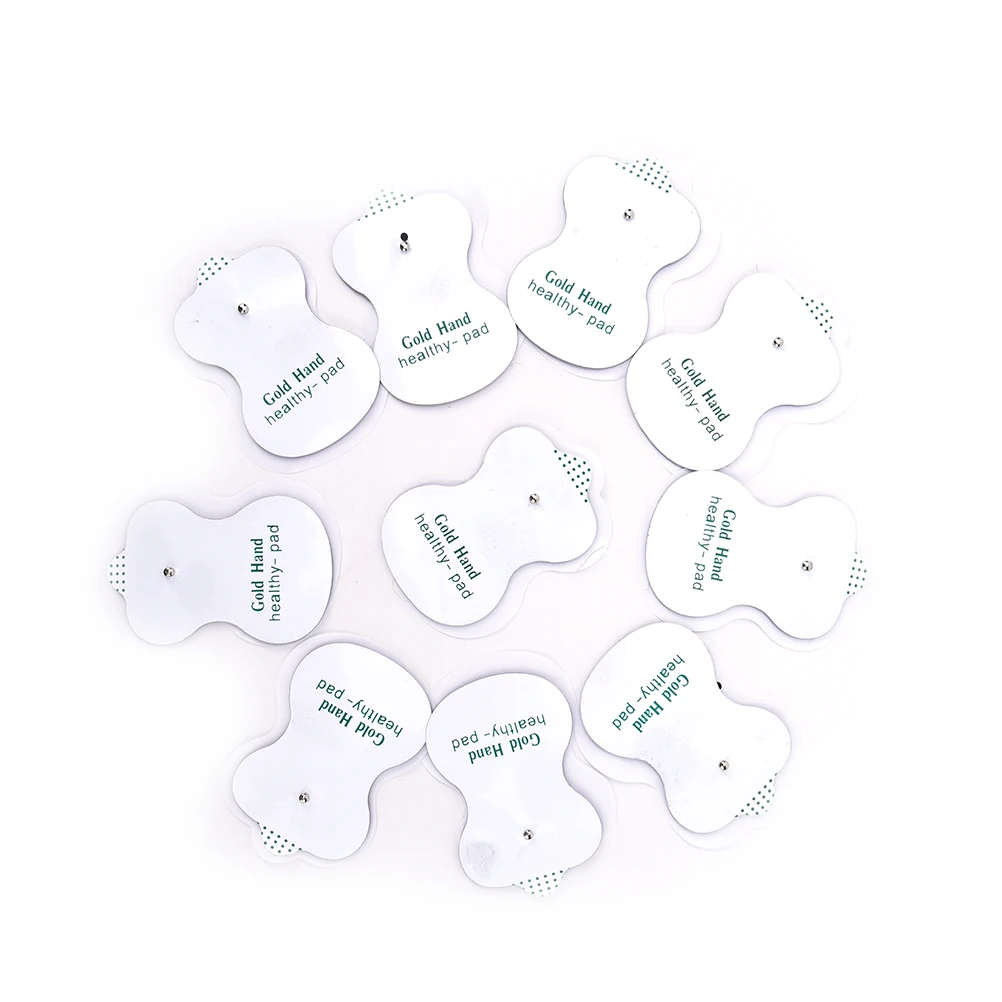 10Pcs Electrode Pads for Digital TENS Therapy Machine Electronic Cervical Vertebra Physiotherapy Massager Pad Braces Supports