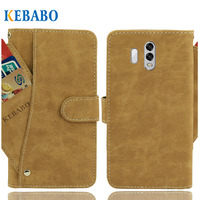 Vintage Leather Wallet HomTom HT70 Case 6\