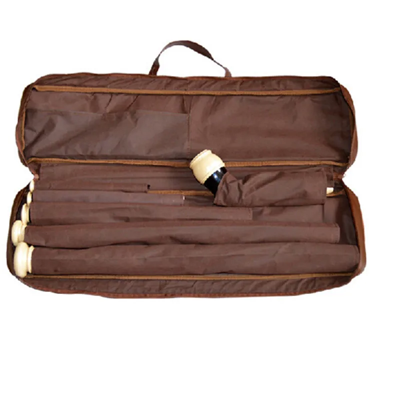 Full Set Plastic Recorder with Leather Bag, 8-Hole, Baroque Sopranino, Soprano, Alto, Tenor and Bass, English-style