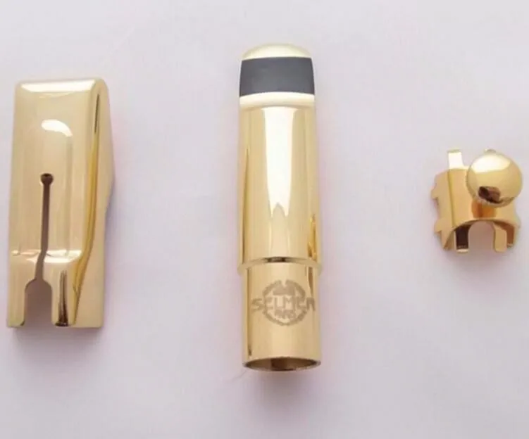 Professional Tenor Soprano Alto Saxophone Metal Mouthpiece Gold Lacquer S90 Slideway Mouthpiece Sax Mouth Pieces 56789