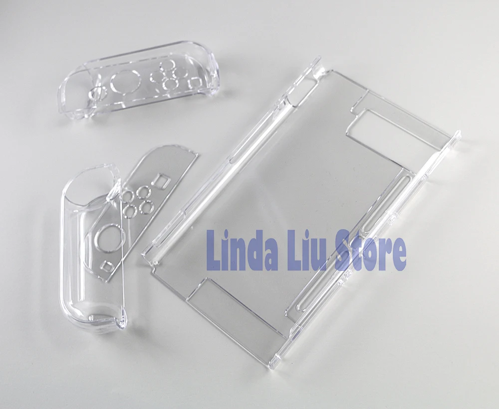 10 ชิ้น/ล็อต Controller ใสสําหรับคอนโซล Nintendo Switch จอยสติ๊กพร้อมแพ็คเกจ