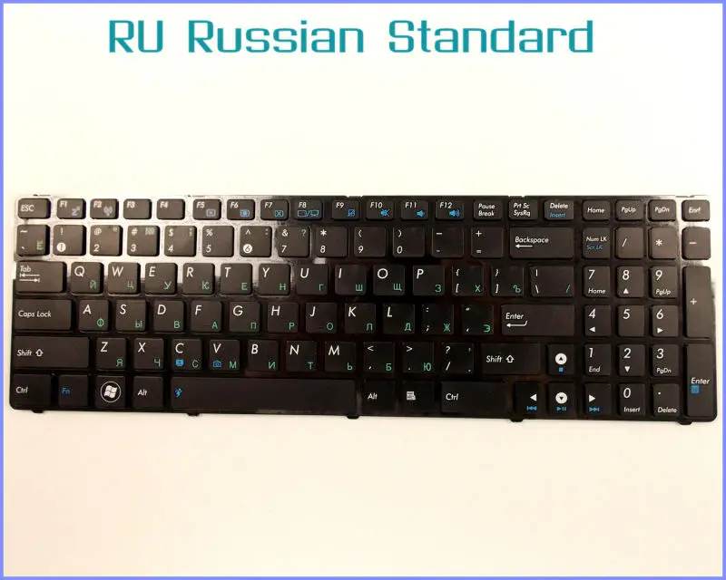 Russian RU Version Keyboard For ASUS K70A K70AD K70IC K70AB K70IO K70IJ K70TY X5DIJ X5DC X70AD Laptop