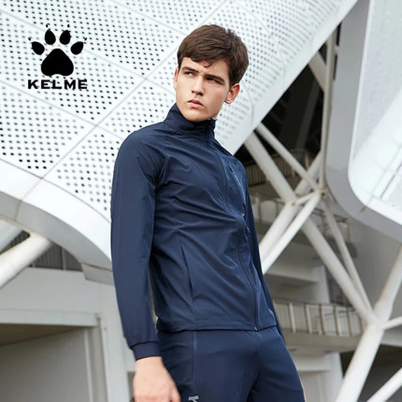 Kelme Men\'s Tracksuit Sportswear Men Running Suit Spring Jogging Male Fitness Gym Set Sweatpants Jacket Sport Suit Men 3881212