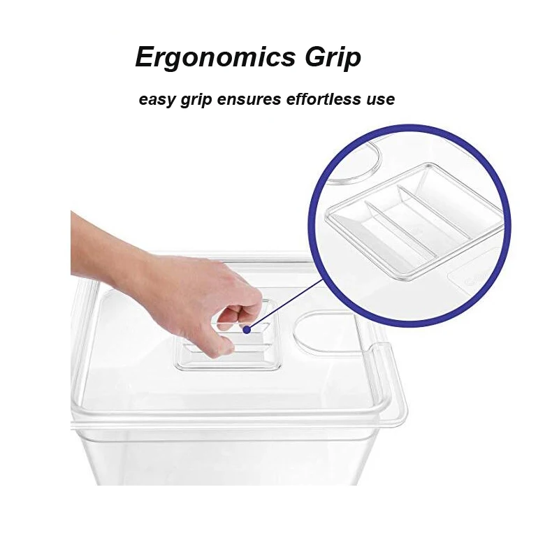 Misura per contenitore nova Sous Vide con coperchio per circolatore Sous Vide Cooker culinario capacità 11L