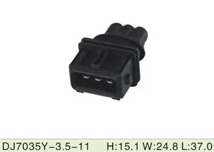 EV1 3 Pin Waterproof Male Automotive Electrical Connector DJ7035Y-3.5-11