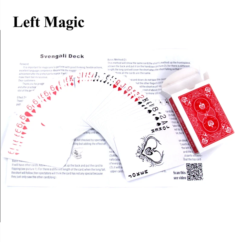 Svengali Deck Magic Gimmick Card Magic Tricks Magician Trick Magic Cards Close Up Street Magic Prop