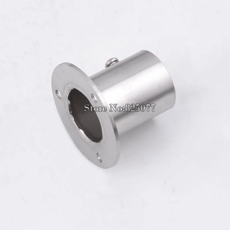 4 PCS Stainless Steel Flange Closet Rod Flange Socket Inside Dia 25mm Pole Fixed Base Accessories KF799