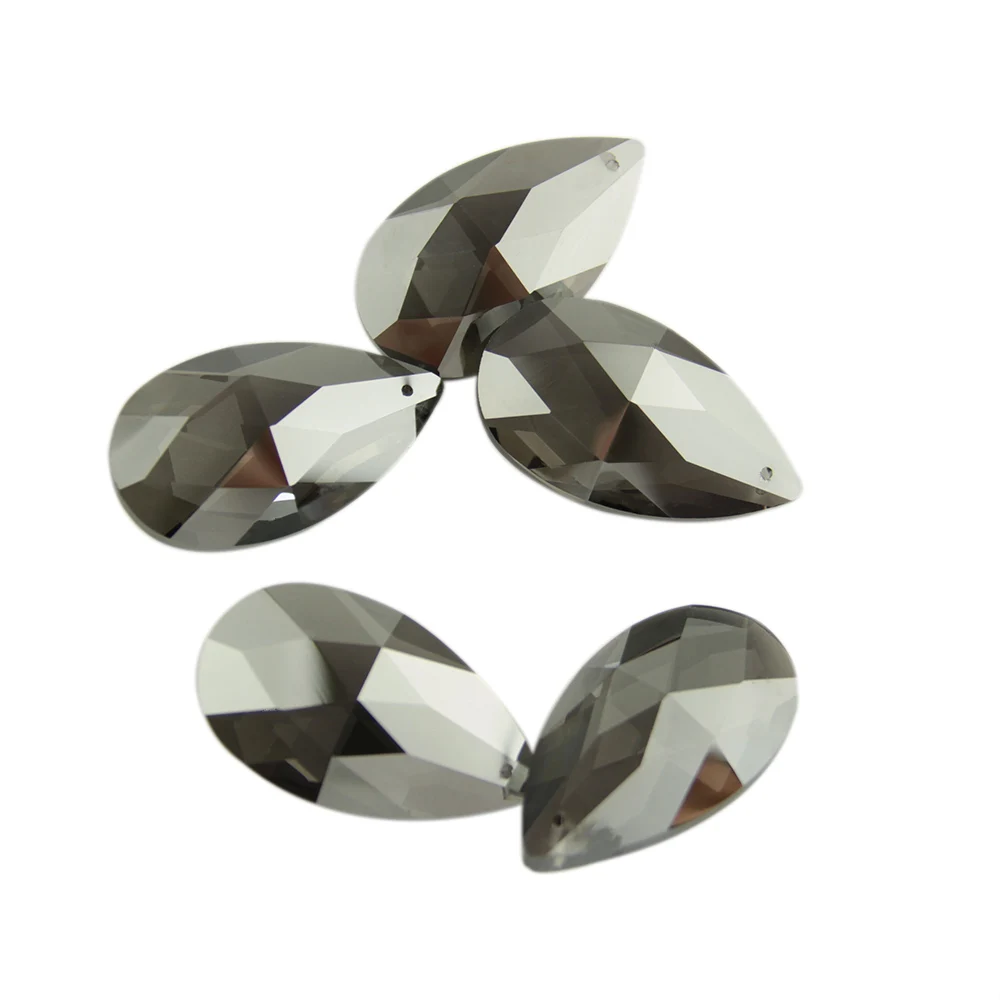 10pcs/ bag 50mm Teardrop Chandelier Prisms Candle Chandelier Crystal Pendants Glass Pendants Beads