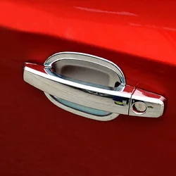 For Chevy Chevrolet Trax / Tracker 2016 2015 2014 Chrome Door Handle Covers & Door Bowl Covers Car Decorate For Holden Trax