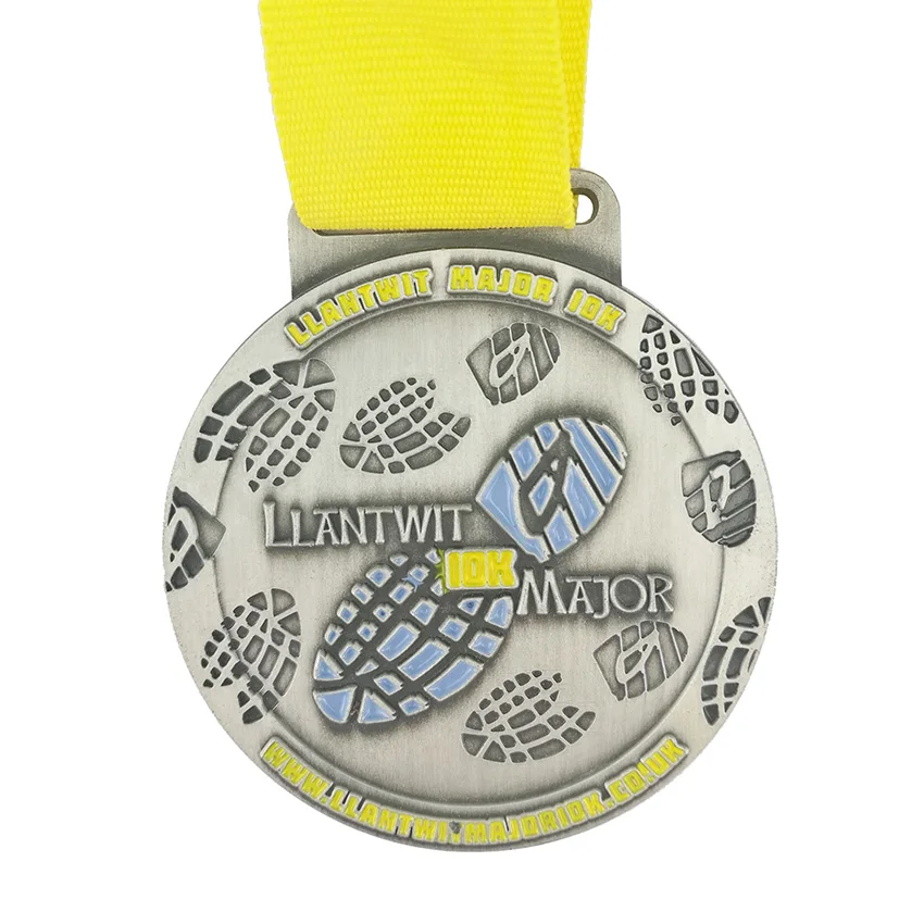 

Customized Logo Marathon Medal, 60mm Diameter, Custom