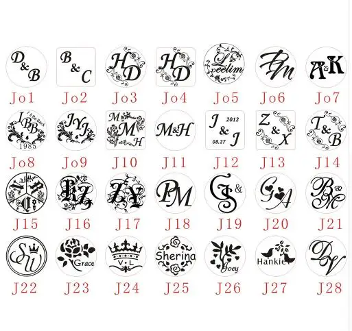 Small size 15mm 12mm small size Wax Seal Stamp Customized name and date with your logo Personalized Wax Seal Stamp with logo