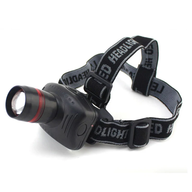 zoomable mini led headlight outdoor high bright head lamp lampe frontale led flashlight Adjustable Focus lantern for camping