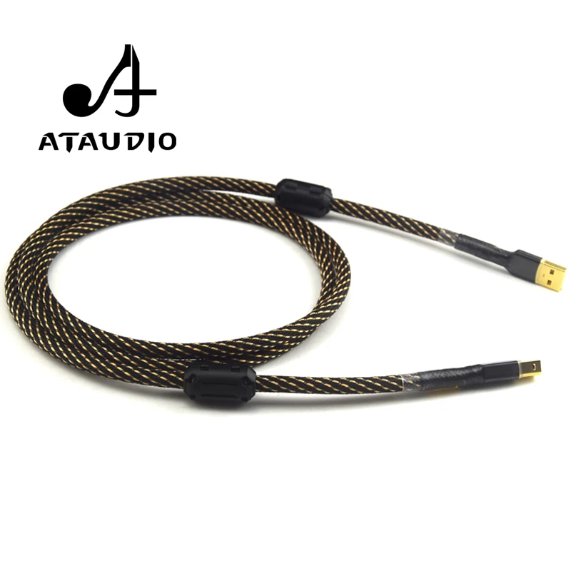 ATAUDIO Hifi USB Cable High Quality Type A to Type B Hifi Data Cable For DAC