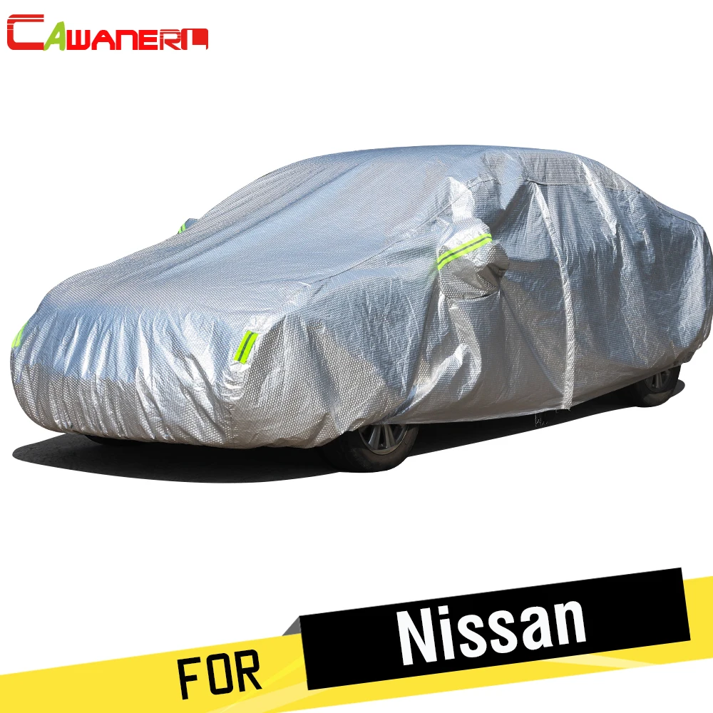 

Cawanerl Thicken Cotton Car Cover Anti-UV Sun Shade Rain Snow Hail Protection Cover For Nissan Qashqai Pathfinder Sunny